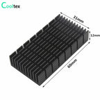 Aluminum Heatsink Radiator Heat sink for Electronic RAM Chip LED SSD Cooling With Thermal Conductive Tape