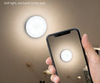 1/2/4pcs Rechargeable Motion Sensor LED Night Light Wall Decoration Bedroom Night Lamp Kitchen Cabinet Lights Child Nightlight