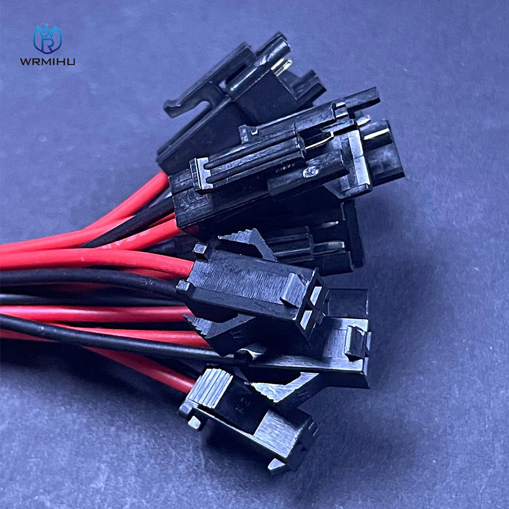 10Pairs JST SM 2P 3P 4P 5P 6Pin Plug Socket Male to Female Wire Connector LED Strips Lamp Driver Connectors Quick Adaptr 22AWG