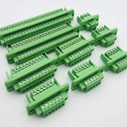 2Set 5.08mm 2P/3P/4P/5P/6P/8P/9P Panel Mmount Frame Screw Tension Sleeve EDGKM/RKM/WC Mstbt Plug PCB Terminal Block Connector