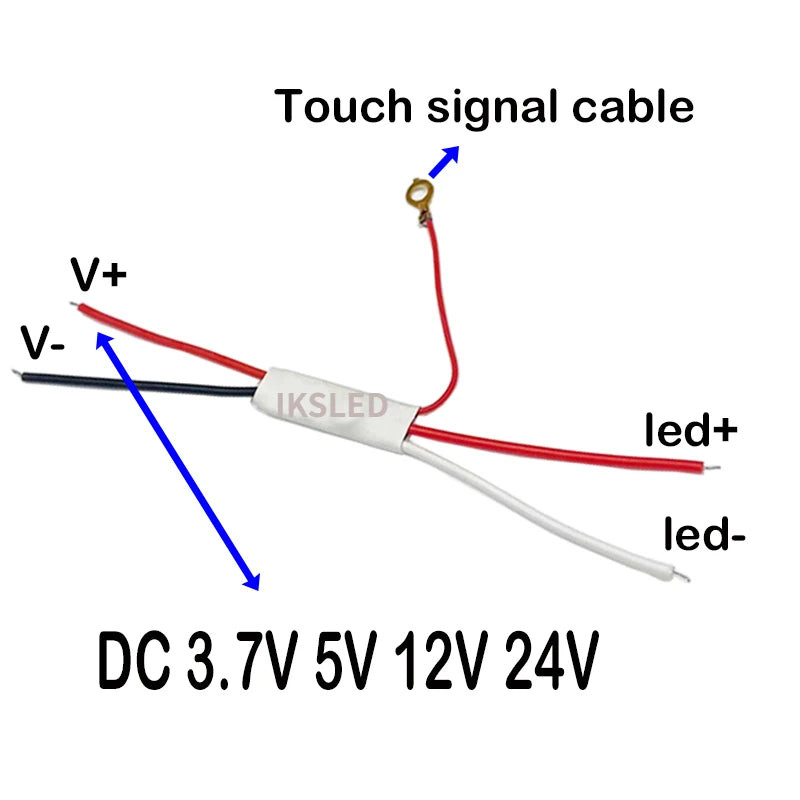 Touch Sensor Switch for Metal Lamps 3V 5V 12V 24V Touch Sensor Switch Metal Sensor Touch Switch Table Lamp LED Strip Customized
