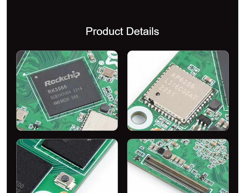 Luckfox Core3566 Module Rockchip RK3566 Quad-core Processor Compatible With Raspberry Pi CM4 Options For RAM / eMMC/ wireless