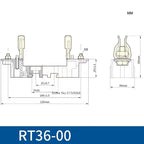 CHINT Fuse Core RT36-00 6A 20A 25A 32A 40A 50A 63A 80A 100A 125A 160A 200A 250A 300A Ceramic Resistor Fuse Cable Sleeves