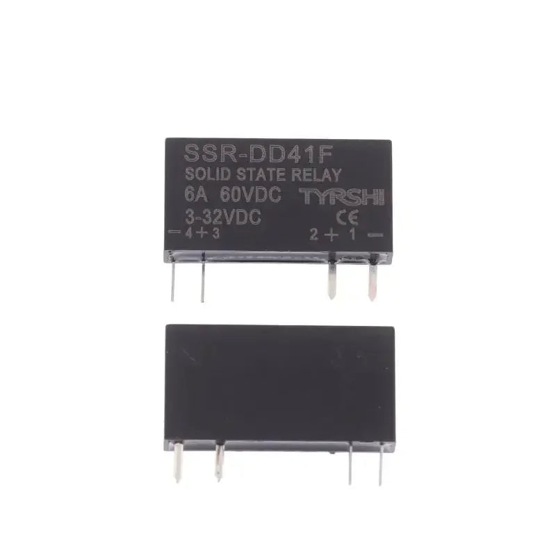 SSR-41FDD/41FDA Solid State Relays DC To DC Slim Relay Module 3-32VDC 6A Mini Relay Non-contact DIN Rail Relay