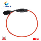 Waterproof 32V Mini Small Medium Auto Fuse Holder 18/1614/12/10AWG And Car Blade Fuse 3A 5A 7.5A 10A 15A 20A Standard/Mini/Micro