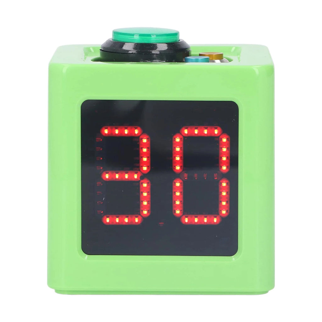Poker Shot Clock with 1.4in Display 4 Sides Cube Timer 5-Level Brightness No Battery for Poker Casino Chess Tournament