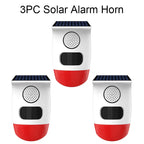 PGST Solar 120dB Independent Alarm Detector PIR Infrared Motion Sensor Siren Horn Home Security Protection Outdoor Waterproof