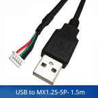 USB to XH2.54/PH2.0/MX1.25/SH1.0 Touch Screen Camera Terminal Cable Motherboard Cable