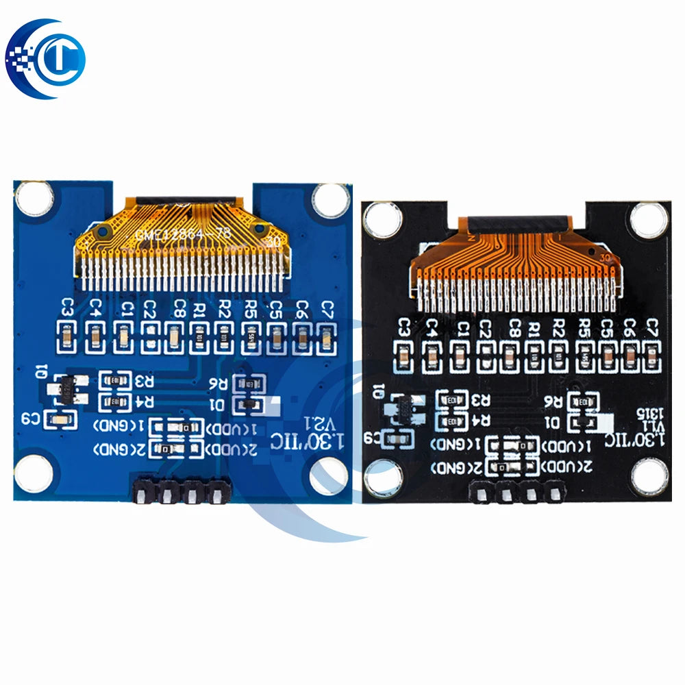 1.3 inch oled IIC Serial White OLED Display Module 128X64 I2C SSD1306 12864 LCD Screen Board VDD GND SCK SDA for Arduino