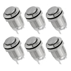 6pcs 12mm Push Button Switch Latching Momentary Self reset Waterproof Mini Electric Power Button Switch On Off 2pin 1NO 3A/250V