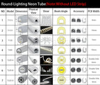 WS2812B WS2815 Neon Silica Gel Tube IP67 Waterproof Outdoor For WS2811 WS2813 SK6812 5050 Addressable RGB LED Strip