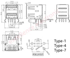 5/10Pcs Double USB Type A Female Solder Jacks Connector PCB Socket USB-A Type 90 Degrees / 180 Degrees Adapter