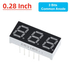 TZT 0.28/0.36/0.4/0.56 inch LED display 7 Segment 1/ 2 / 3 / 4 Bit Digit Tube Red Common Cathode / Anode Digital led 7segment