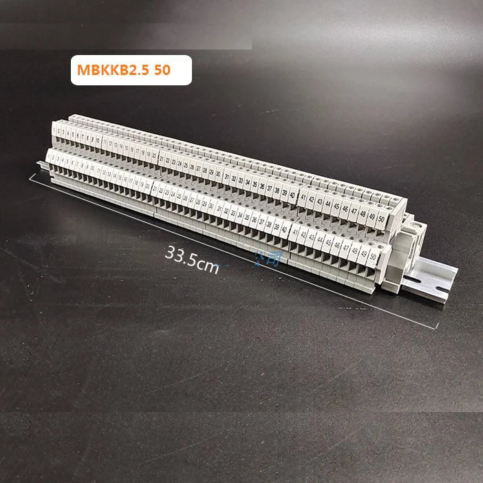 MBKKB2.5 MBKKB-2.5 Double Layer Screw Clamp DIN Rail Terminal Blocks Kit Set 500V 24A
