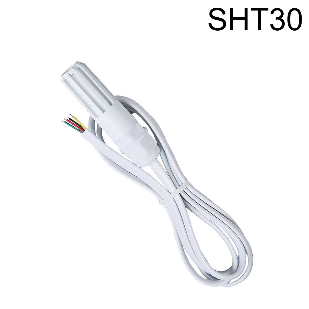 2PCS SHT30 SHT40 SHTC3 SHT20 Digital I2C Humidity Temperature Sensor Probe - Waterproof & Anti-Condensation