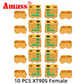 Amass  XT90S Connector xt90s anti spark XT90S XT90-S Male Female Motor Adapter for Battery ESC and Charger Lead for RC Car Truck