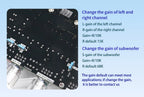 AS21 TPA3255 Bluetooth 5.2 2.1 Channel Power Audio Stereo Subwoofer Amplifier Board 300WX2+600W TREBLE Bass Note Tuning AMP