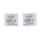 100% Brand New  5pcs 10th Generation Core I5 I7 I9 DIY Sticker Label Notebook Decoration