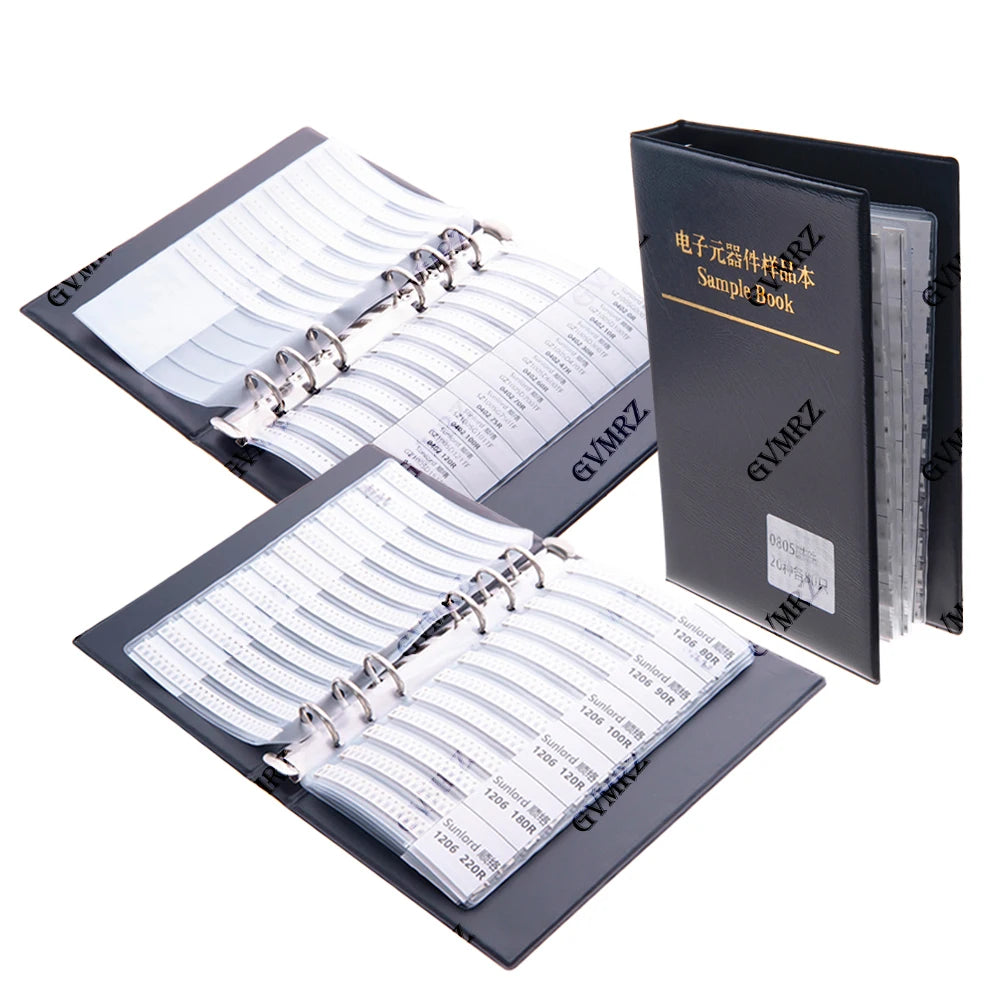 0402 0603 SMD Ferrite Bead Inductance Sample Book Magnetic Laminated Sheet Magnetic Beads Inductance Book Sample Kit 0805 1206