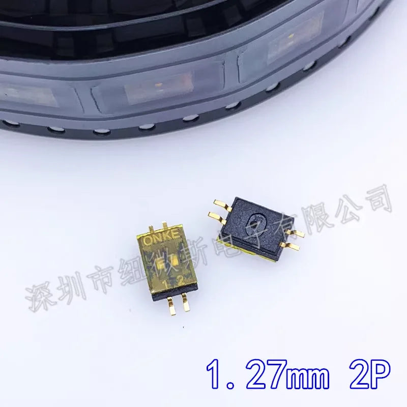 5Pcs 1.27mm Pitch Dip Switch SMD SMT Slide Type Switch 1P/2P/3P/4P/5P/6P/8P/10Pin Position