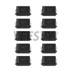 90PCS Rectifier Diode 1N4007 1N4001 1N4004 SS16 SS26 SS36 SS14 SS24 SS34 SMD Schottky Diode Assort Kit