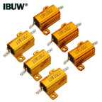 10W Aluminum Housing Wirewound Power Resistor Assorted Resistance Values Electronic Component