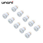 10Pcs DC Power Jack Socket Female Connector 5.5x2.1mm 3.5x1.3mm DC005 DC022 DC099 DC Plug Socket Nut Panel Mount Adapter