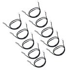 10Pcs Temperature Sensor Probe NTC Thermistor Temp Transducer 5x25mm Cylindrical Head 500mm10K B3435