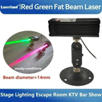 650nm 520nm Red Green Dot Fat Beam Laser Diode Module for Stage Escape Room Wine Base Bar KTV Use