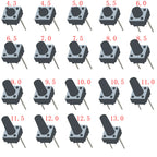 50pcs Tactile Switch 6x6mm H=4.1/4.3/5/5.5/6/7/8/9/~13mm Momentary Tact Button Mini Push Button 4Pin/2Pin DIP/SMT  Widely Use