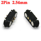 1-10sets 2A DC Magnetic Pogo Pin Connector 2Pin 3Pin 4Pin  5Pin Pogopin Male Female Spring Loaded DC Power Socket 2P 3P 4P 5P