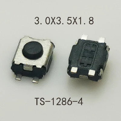 50PCS Reel Packing 3X3.5mm H=1.8/2.0/2.5mm 4Pin SMD Mini Button Switch 260gf Phone Side Push Button Momentary Tactile Switch
