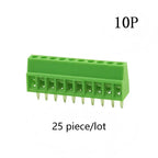 25PCS/50PCS 2.54mm rising clamp kf128-2.54 pcb screw terminal block DG308-2.54mm MPT0.5/-2.54 EK254V