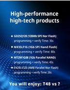 XGecu T48 Programmer [TL866-3G] TL866II Plus upvertionfor SPI/Nor/NAND FlashTSOP/SOP//EMMC BGA153/162/169/100/221 adapter socket