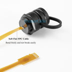 Outdoor IP67 Micro SD(TF) Card Extension Cable Panel Mount TF Card Flex Extender FPC IP67 Waterproof Cable For Cabinet Chassis