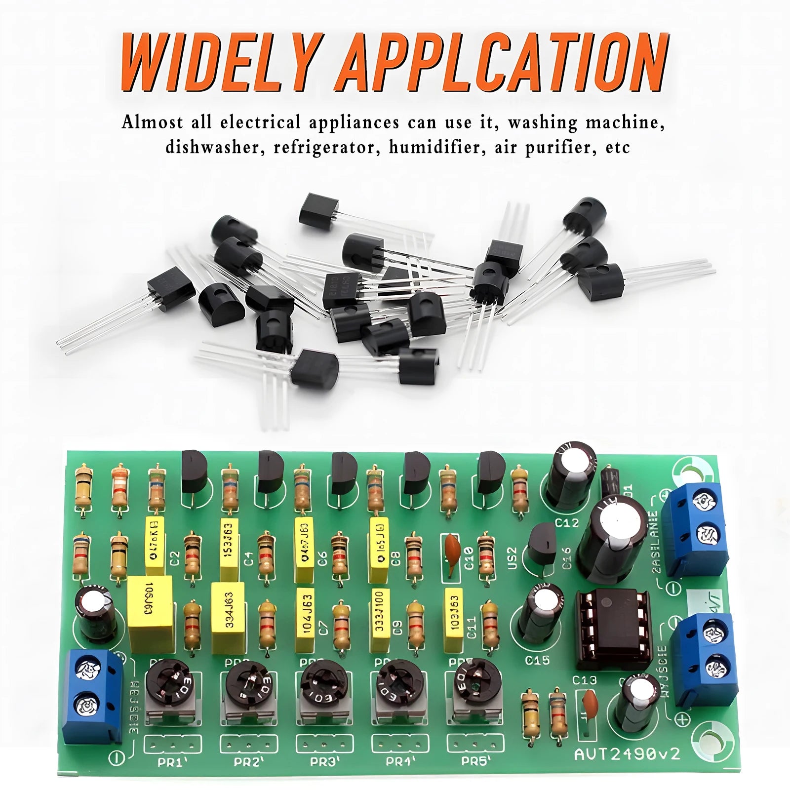 240pcs 24 Values BJT Transistor Kit Pnp Npn 20 Values a1015 2n2222 Bc327 Bc337 c1815 s8050 s8850 c945s9014 s9015 s9018 2n5551