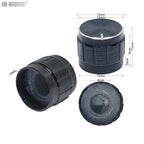 2pcs Tone Top 6mm Shaft Guitar Volume Aluminum Knob For Potentiometer Volume Control Rotary Knobs Diameter 13mm 15mm 26mm