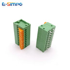 10pcs Splicable 2.54mm DG141V FFKDS/V Straight KF141R Right Angle FFKDS/H 150V/2A PCB Wire Spring Connector Terminal Block