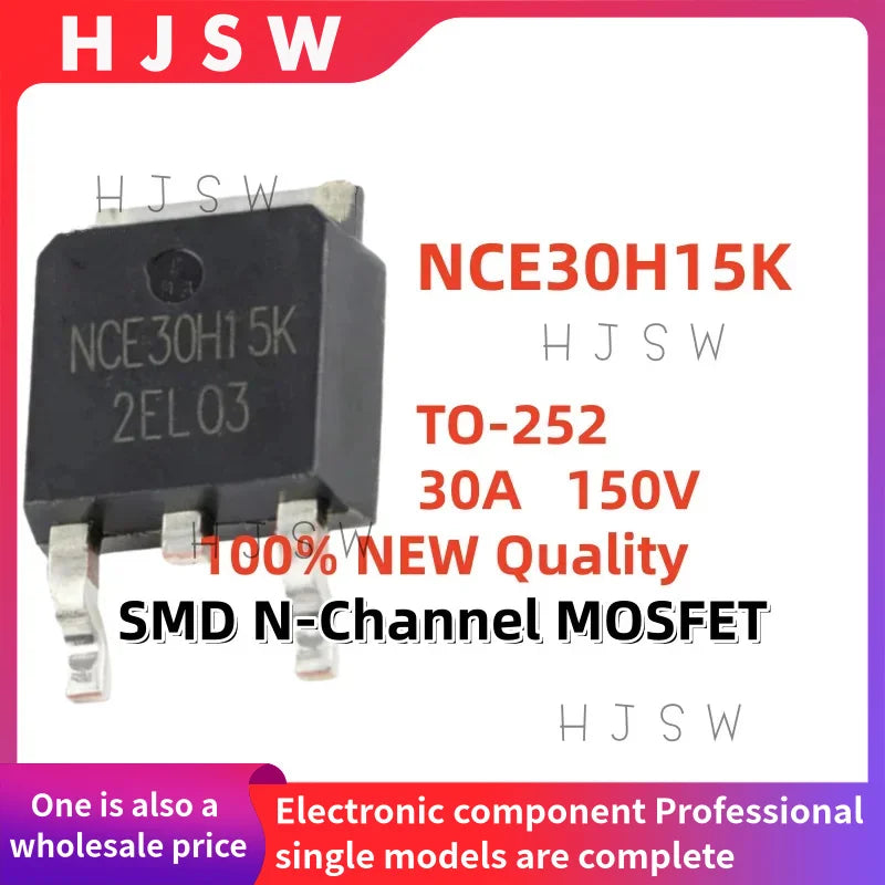 10/20/30PCS 100% Brand New and Quality NCE30H15K NCE30H15 NCE 30H15K 30H15 TO-252 SMD N-Channel MOSFET