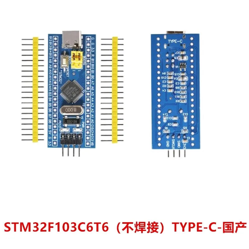100%new Original STM32F103C6T6/C8T6 Minimum System Board Single Chip ARM Development Board for Learning And Projects