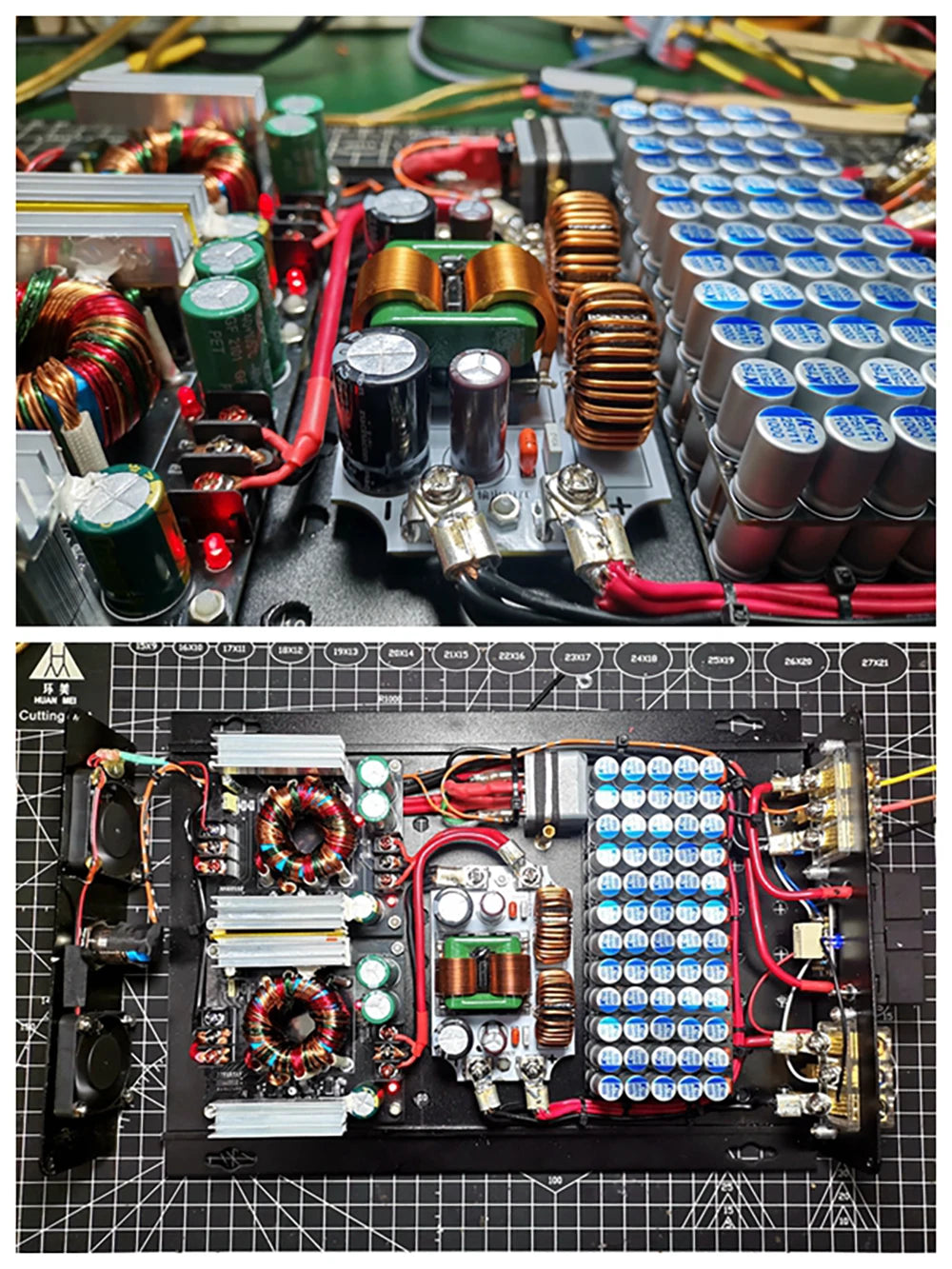 8A 20A 50A DC LC-EMI Filter EMC Car Audio Amplifier Power Supply Purification Noise Impurities Electromagnetic Interference Filt