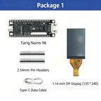 Tang Nano 9K FPGA Development Board GOWIN GW1NR-9 Chip Support RISC-V PicoRV Soft Core HDMI Output Breadboard