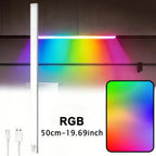 RGB Ambient Sensor Light -  Rechargeable Magnetic Wall Lamp Mood Ambient Light for Cabinet Hallway Stair