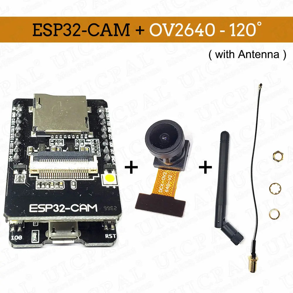 Original ESP32-CAM Camera Module Kit 2.4 GHz WiFi Bluetooth 8MB PSRAM OV2640 Camera Module 66 120 160 Degree 850nm Night Vision