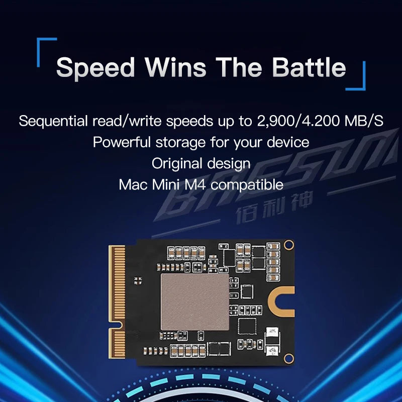 Mac MINI M4 128G upgrade hard drive 1T/2T storage space expansion New 1TB SDisk NAND MINI M4 DIY SSD kit storage upgrade