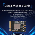 Mac MINI M4 128G upgrade hard drive 1T/2T storage space expansion New 1TB SDisk NAND MINI M4 DIY SSD kit storage upgrade