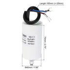 5-22uf CBB60 Run Capacitor AC 450V U Terminal Wires 50/60Hz Cylinder Bottom with M8 Screw for Washing Machine Pump Motor Star