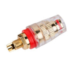 DIY speaker terminal connector binding post amplifier Pure cupper Gold-plated Banana socket junction Box M8