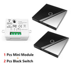 Diese 86 Switch Panel ON/OFF Touch Switch Wireless Light Switch 433Mhz Remote Control ,AC 85V~240V 10A Interruptor for Lighting