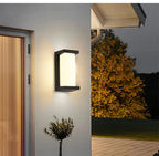 LED Outdoor Wall Lamp Waterproof IP65 Radar Sensor Ligthing Surface Mounted Porch Lights Balcony Garden 12W 18W 30W Sconce